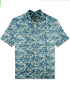 Camo Performance Print Shirt by Bluefin