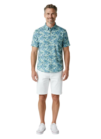 Camo Performance Print Shirt by Bluefin