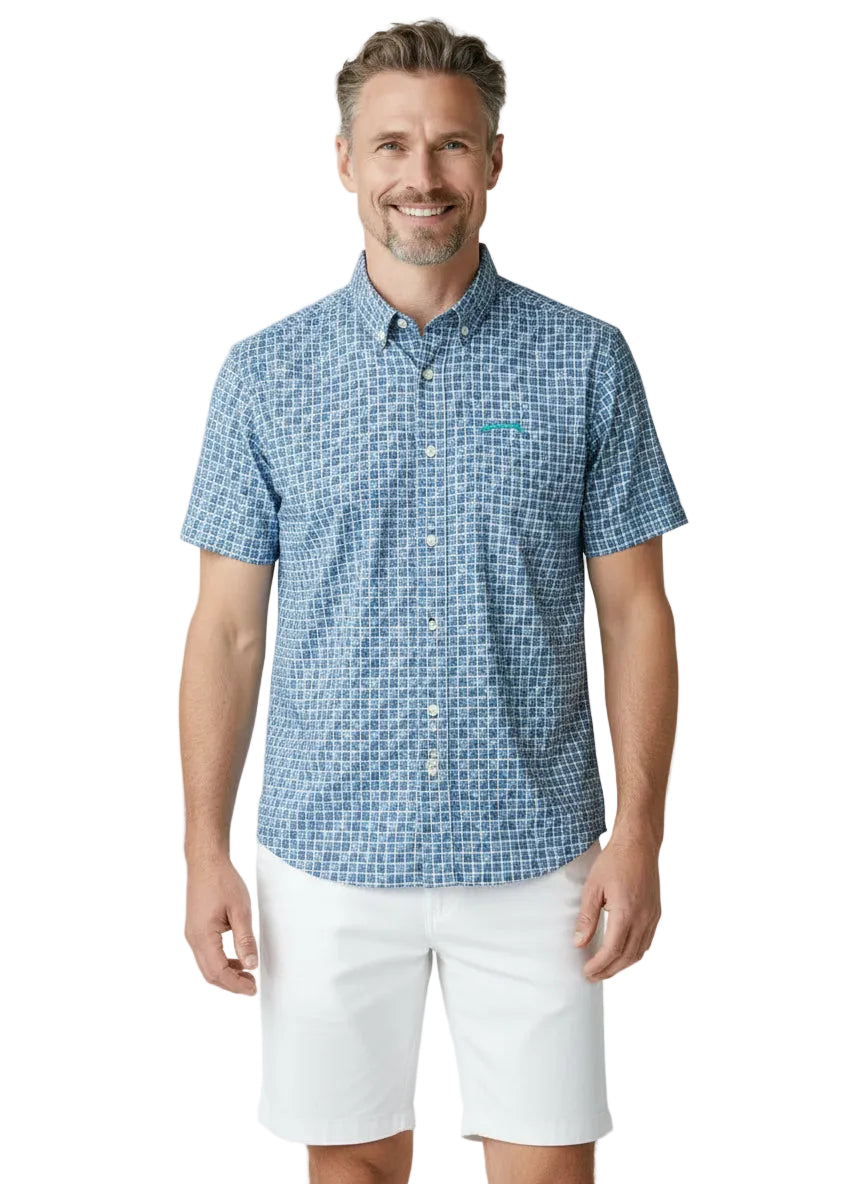 Vibes Performance Print Shirt by Bluefin