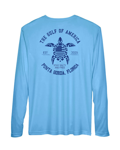 Punta Gorda Gulf of America Turtle Long Sleeve Sun Protection Shirt