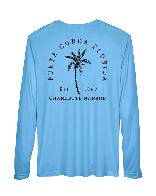 Punta Gorda Single Palm Long Sleeve Sun Protection Shirt