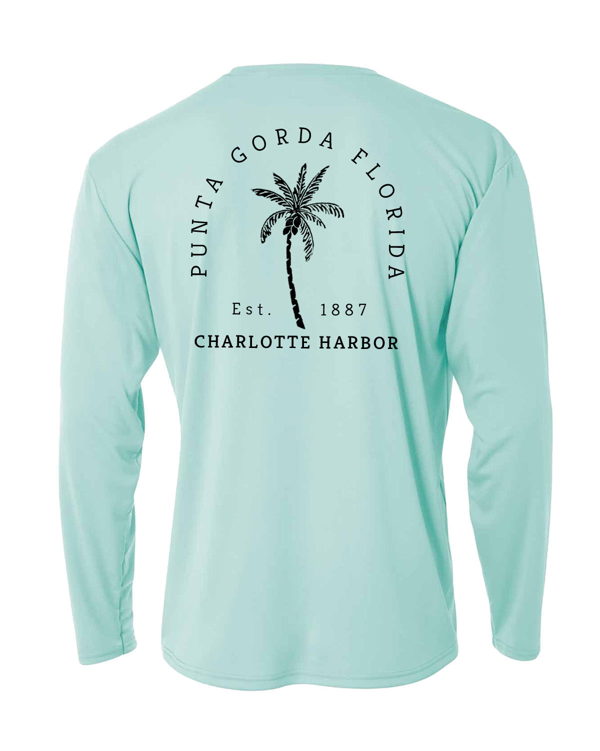 Punta Gorda Single Palm Long Sleeve Sun Protection Shirt