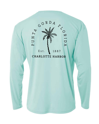 Punta Gorda Single Palm Long Sleeve Sun Protection Shirt