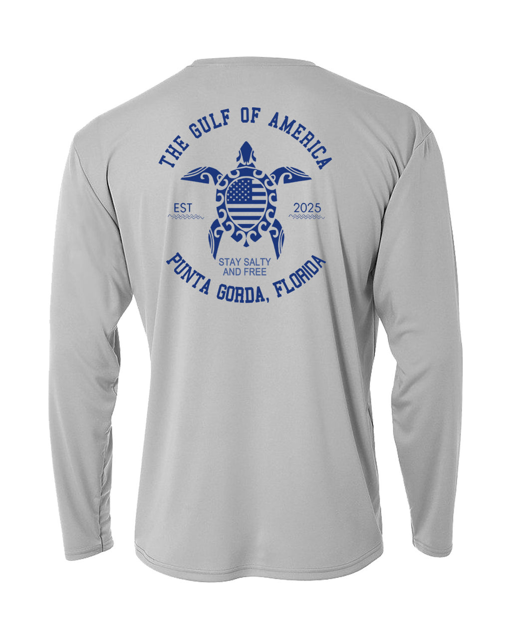 Punta Gorda Gulf of America Turtle Long Sleeve Sun Protection Shirt