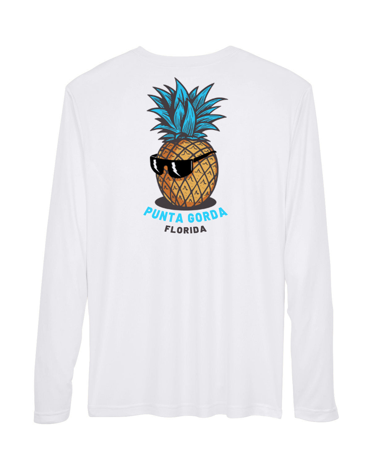 Punta Gorda Cool Pineapple Long Sleeve Sun Protection Shirt