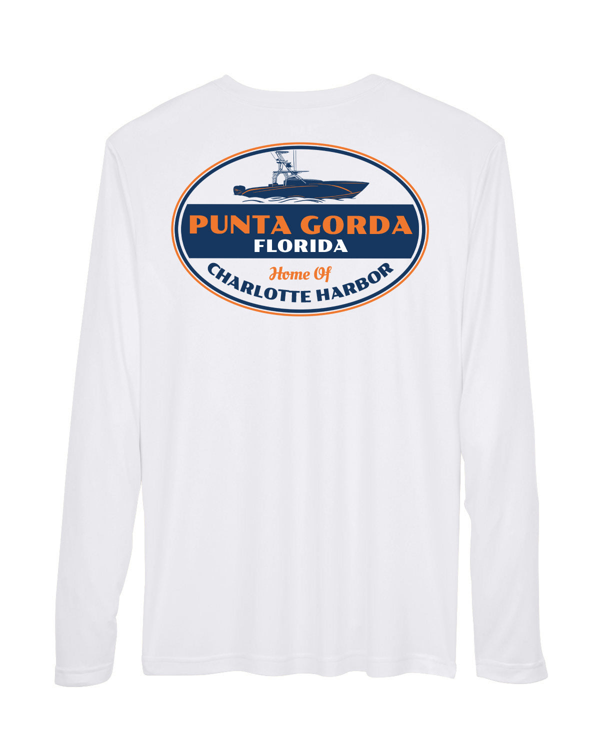 Punta Gorda Power Boat Long Sleeve Sun Protection Shirt