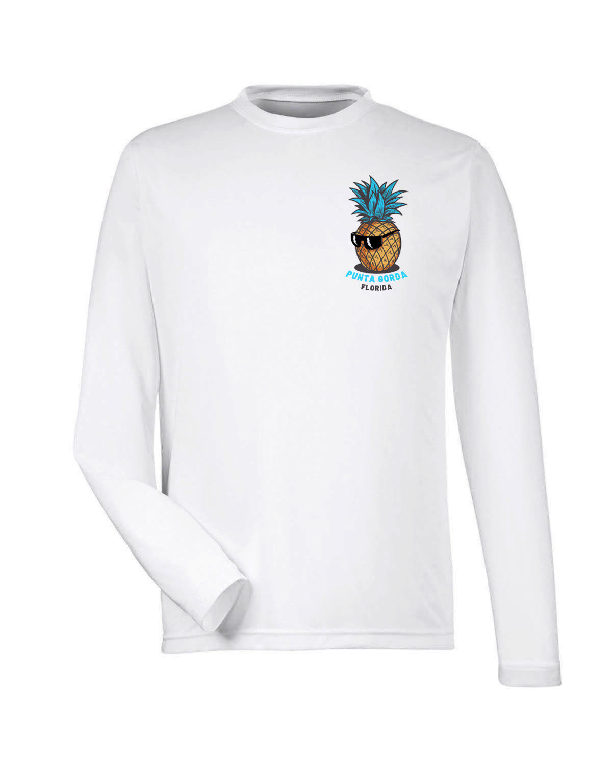 Punta Gorda Cool Pineapple Long Sleeve Sun Protection Shirt