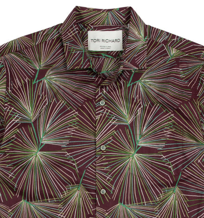 Palm Reduction Cotton Lawn Shirt by Tori Richard
