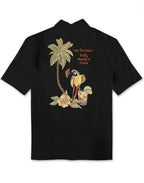 Polly Wants a Drink Embroidered Back Shirt by Weekender
