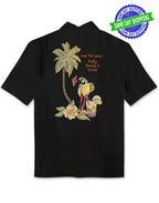 Polly Wants a Drink Embroidered Back Shirt by Weekender