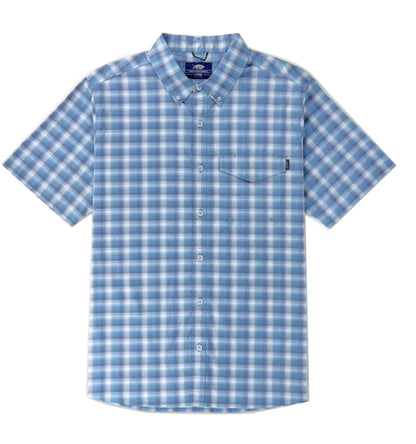 Portside Short Sleeve Button Down Fishing Shirt by Aftco