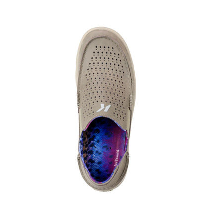 Fish-Moc Vented Leather Slip On Shoe by Korkers - Rainbow Trout