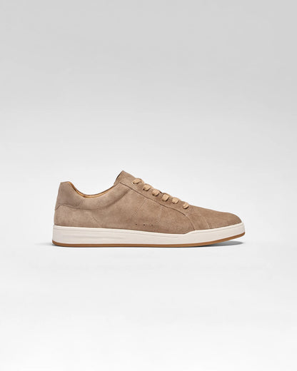 Boutique Suede Sneaker by Johnnie-O - Stone