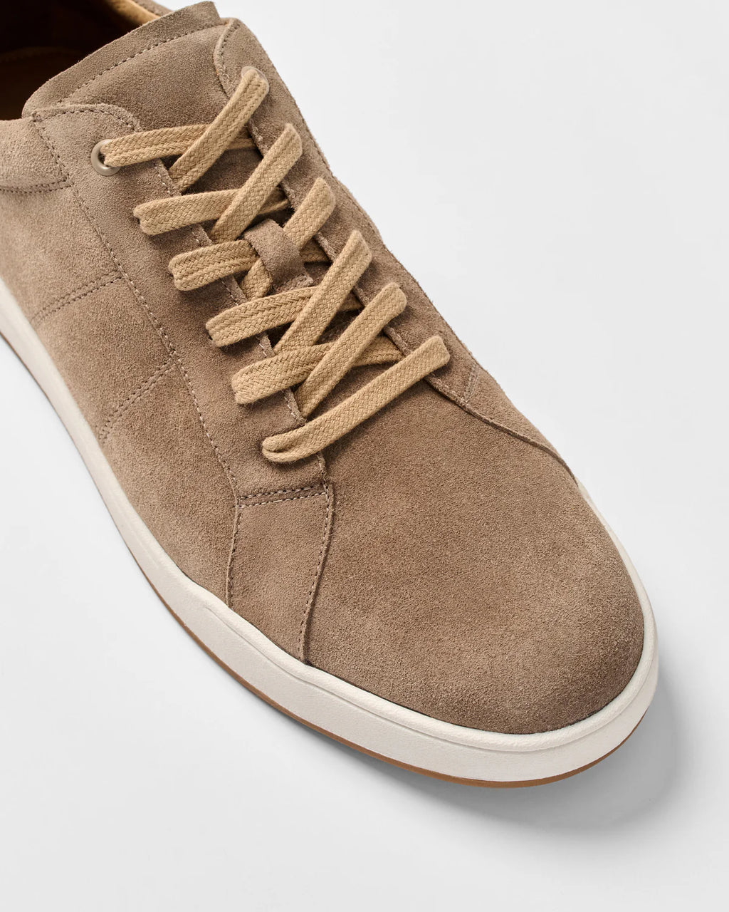 Boutique Suede Sneaker by Johnnie-O - Stone