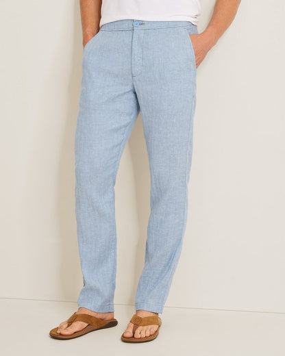 Beach Coast Linen-Blend Elastic-Waist Pants by Tommy Bahama