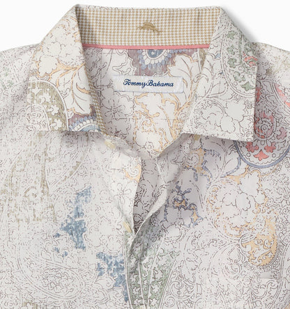 Saldana Paisley Silk-Blend Shirt by Tommy Bahama