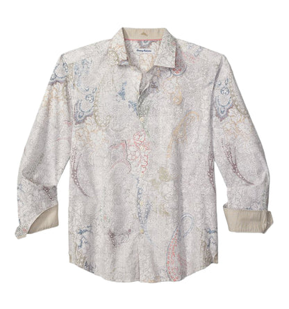 Saldana Paisley Silk-Blend Shirt by Tommy Bahama
