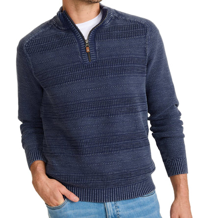 Saltwater Tides Textured Half-Zip Sweater by Tommy Bahama
