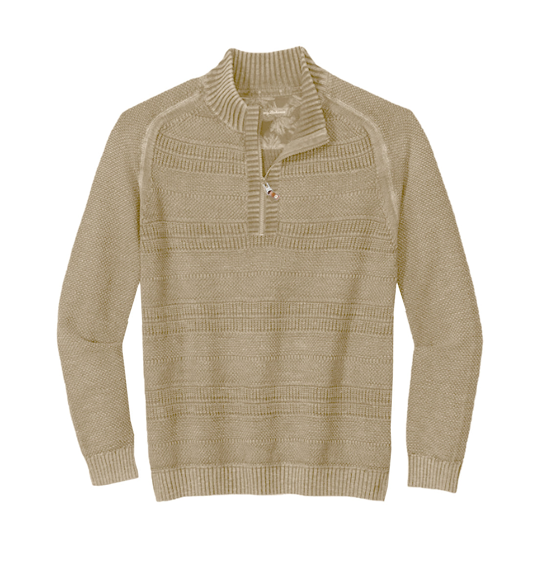 Saltwater Tides Textured Half-Zip Sweater by Tommy Bahama