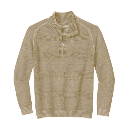 Saltwater Tides Textured Half-Zip Sweater by Tommy Bahama