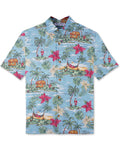 Coastal Ease Santa Luau Christmas Shirt by Tommy Bahama