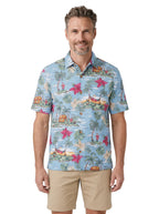Coastal Ease Santa Luau Christmas Shirt by Tommy Bahama