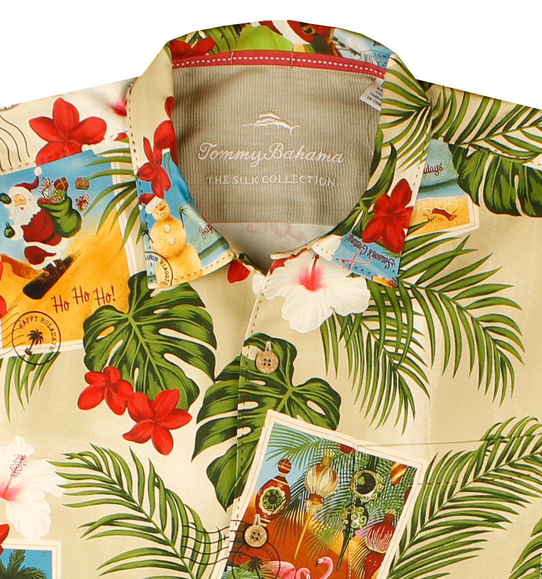 Santa's Day Off - Christmas Aloha Shirt by Tommy Bahama
