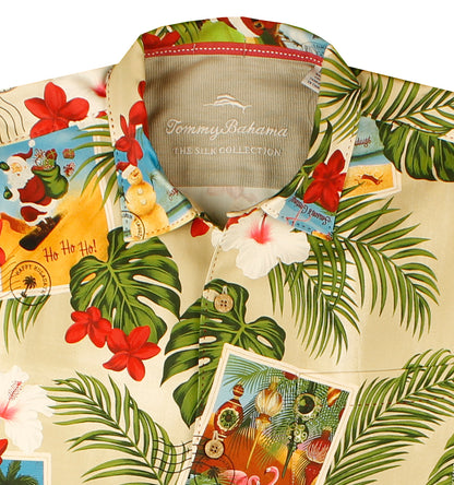 Santa's Day Off - Christmas Aloha Shirt by Tommy Bahama