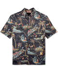 Santa's Island Christmas Aloha Shirt by Kahala