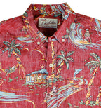 Santa's Island Christmas Aloha Shirt by Kahala