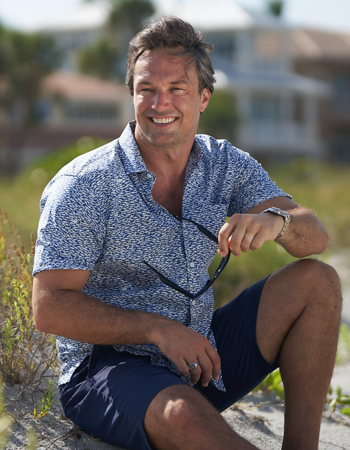 Shark Tank Cotton Lawn Shirt by Tori Richard