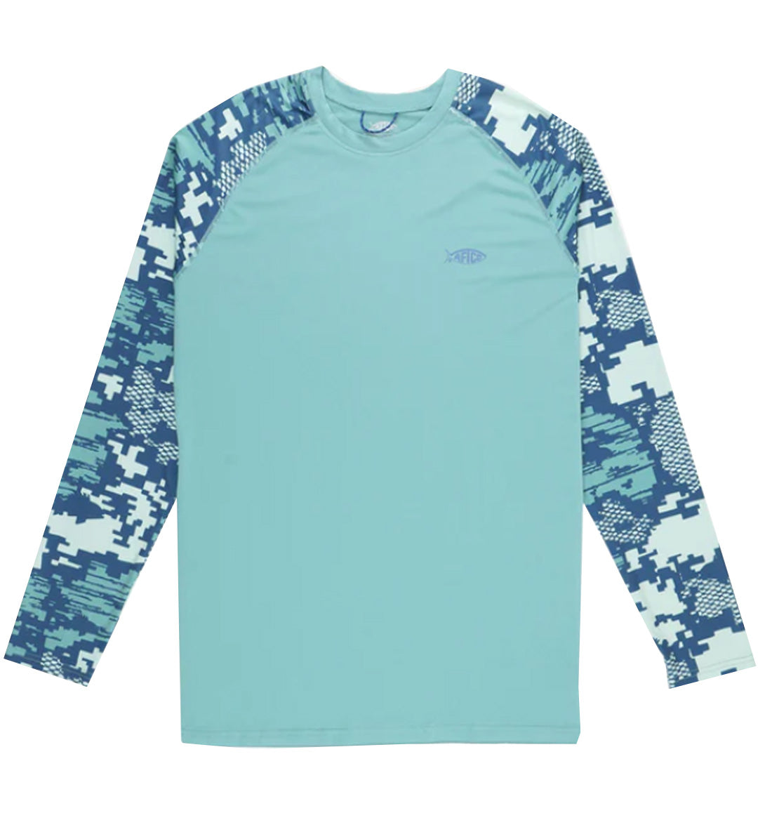 Tactical Camo Long Sleeve Sun Protection Shirt by Aftco
