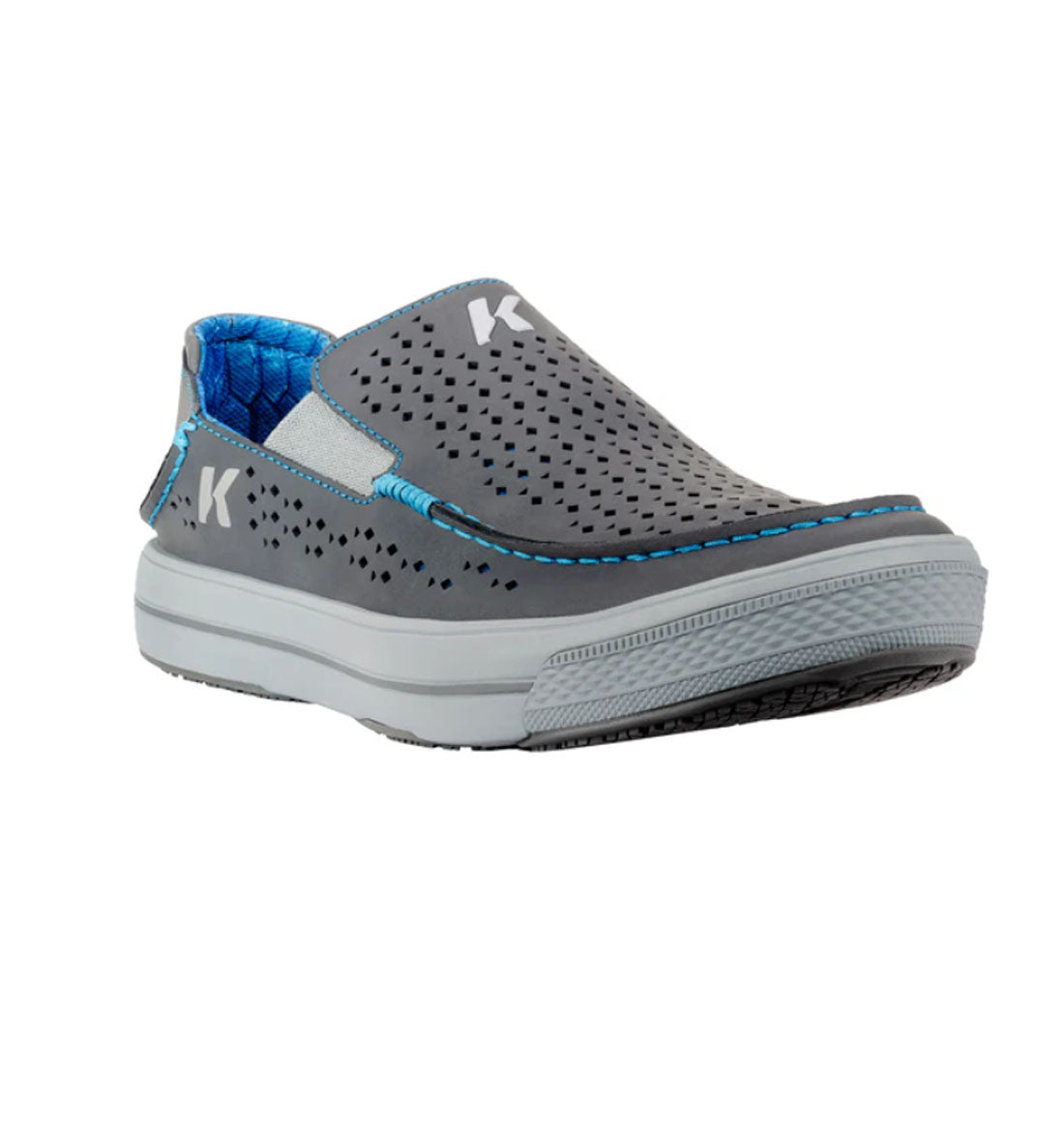 Fish-Moc Vented Leather Slip On Shoe by Korkers - Tarpon