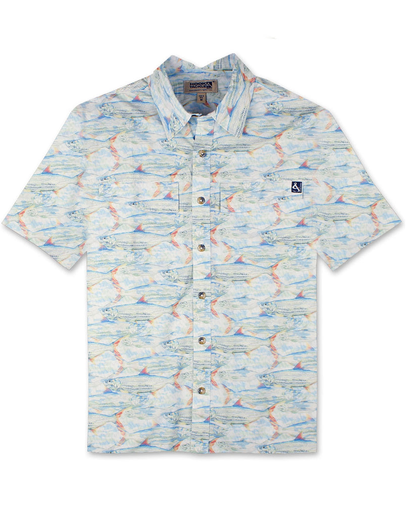 Tarponmania Short Sleeve Shirt by Hook & Tackle