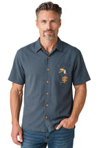 Toucan Lounge Polynosic Camp Shirt by Bamboo Cay