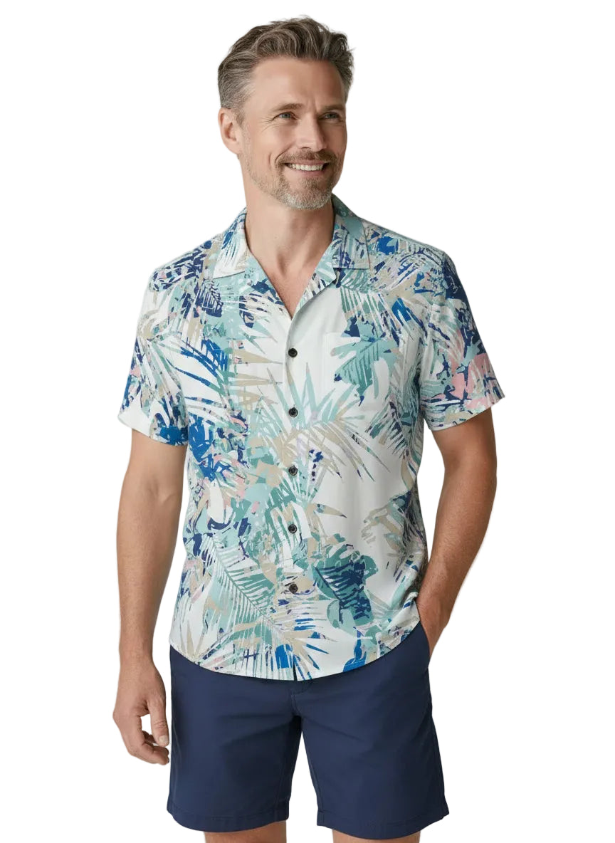 Tropical Oasis Short Sleeve Vented Shirt by Mojo