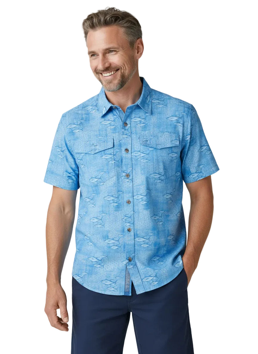 Tuna Run Short Sleeve Shirt by Hook & Tackle