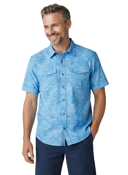 Tuna Run Short Sleeve Shirt by Hook & Tackle
