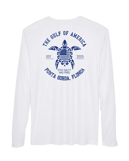 Punta Gorda Gulf of America Turtle Long Sleeve Sun Protection Shirt