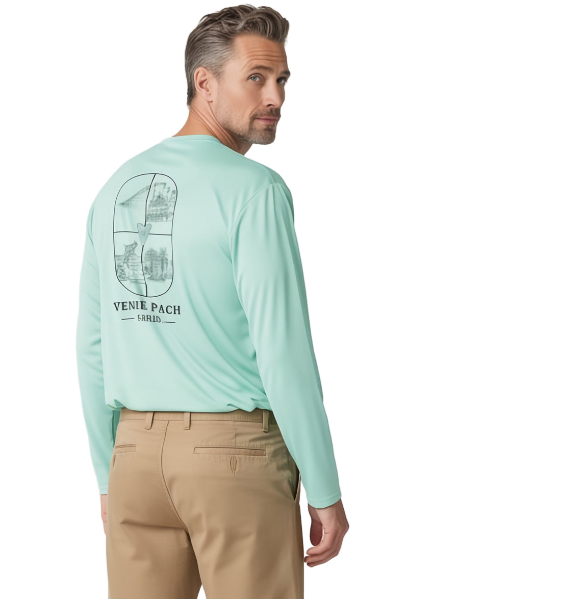 Venice Beach Scenic Long Sleeve Sun Protection Shirt