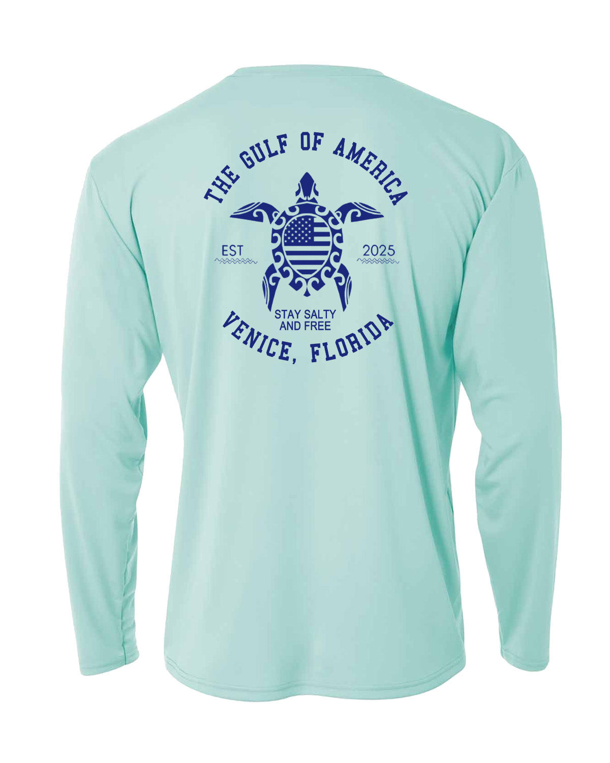 Venice Gulf of America Turtle Long Sleeve Sun Protection Shirt