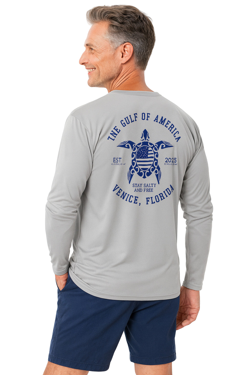 Venice Gulf of America Turtle Long Sleeve Sun Protection Shirt