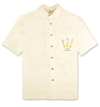 Island on Tap Embroidered Camp Shirt by Bamboo Cay