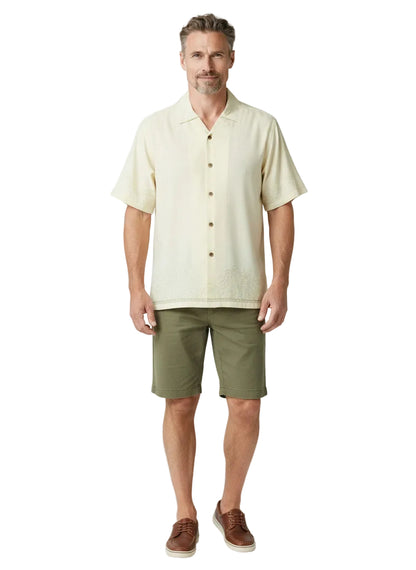 Island Breeze Embroidered Polynosic Camp Shirt by Bamboo Cay