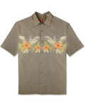 Bambouquet Embroidered Polynosic Camp Shirt by Bamboo Cay