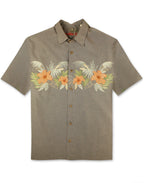 Bambouquet Embroidered Polynosic Camp Shirt by Bamboo Cay