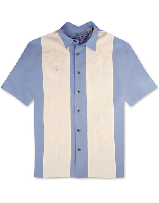 Paneled Bamboos Camp Shirt by Bamboo Cay