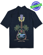 Ukulele Island Embroidered Polynosic Camp Shirt by Bamboo Cay
