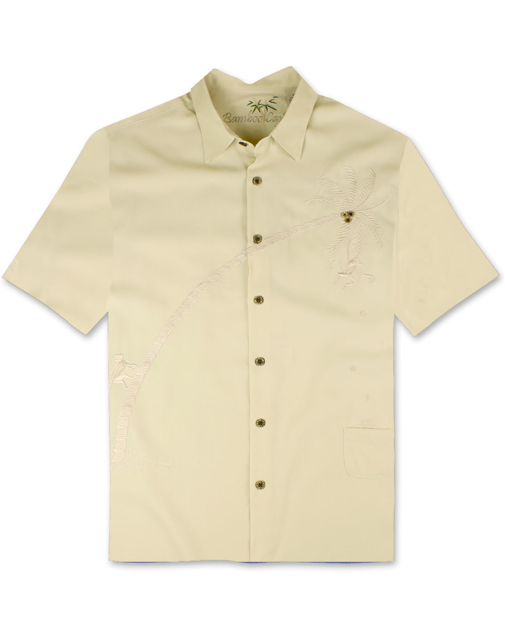 Going Coconuts Polynosic Camp Shirt by Bamboo Cay