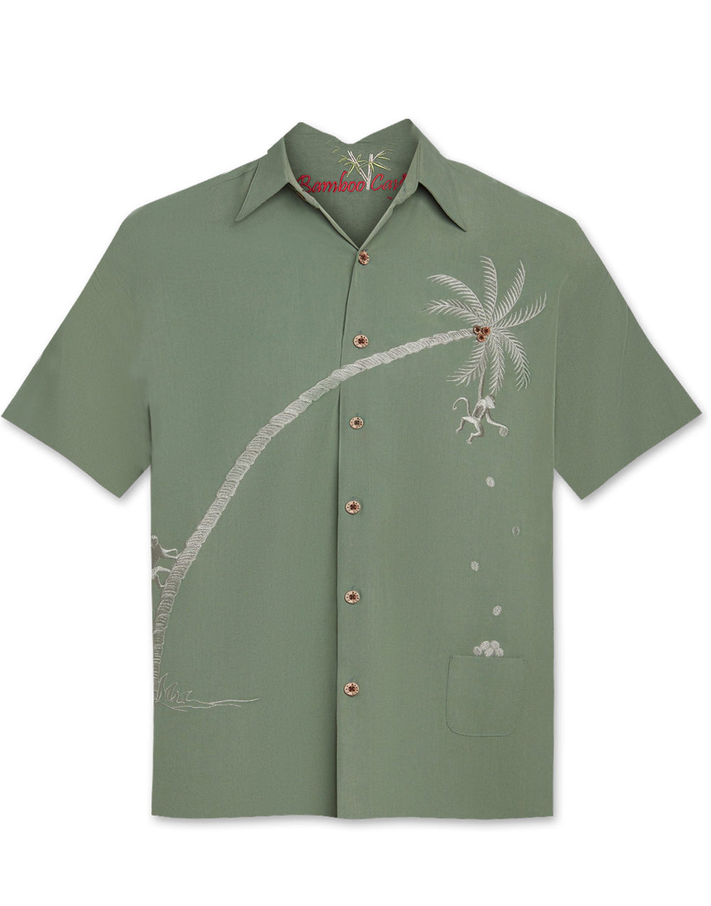 Going Coconuts Polynosic Camp Shirt by Bamboo Cay